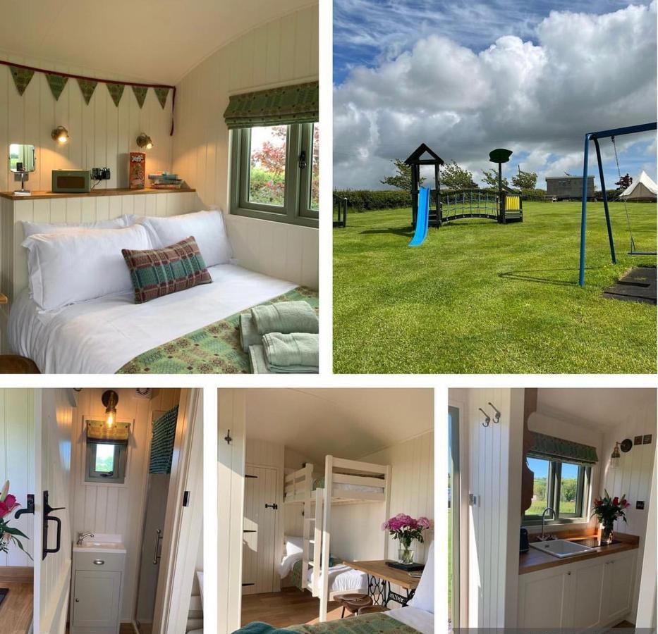 The Woolly Sheep Shepherd Huts Whitland المظهر الخارجي الصورة